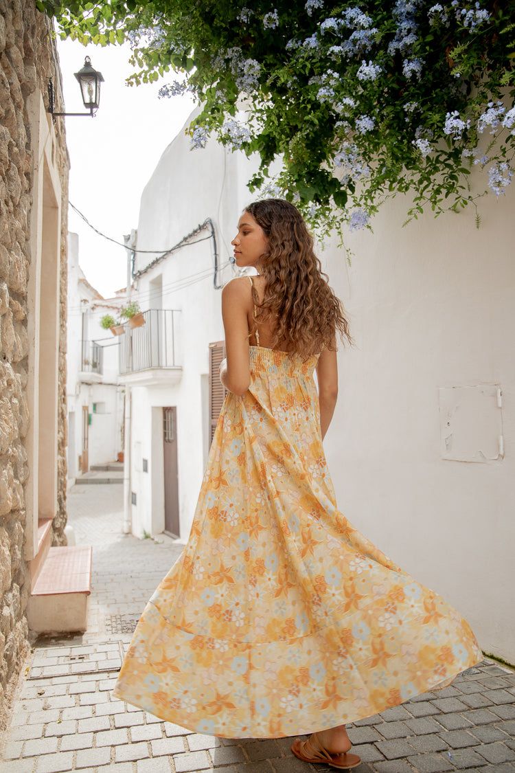 VRG GRL Behati Maxi Dress // Apricot sold by Verge Girl