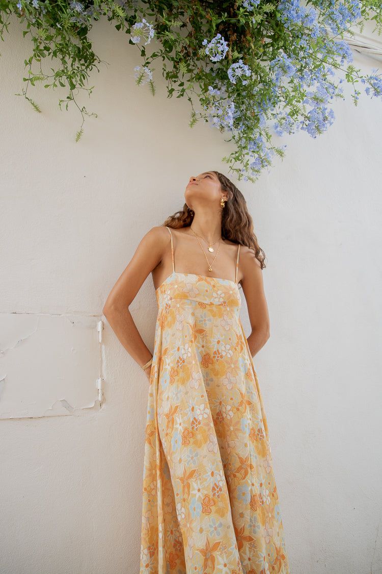 VRG GRL Behati Maxi Dress // Apricot sold by Verge Girl product image thumbnail 7