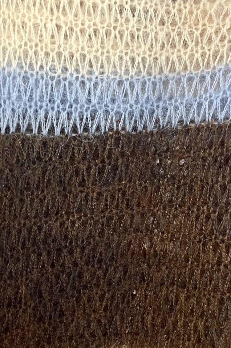 VRG GRL Stevie Cropped Knit Jumper // Stripe sold by Verge Girl product image thumbnail 8