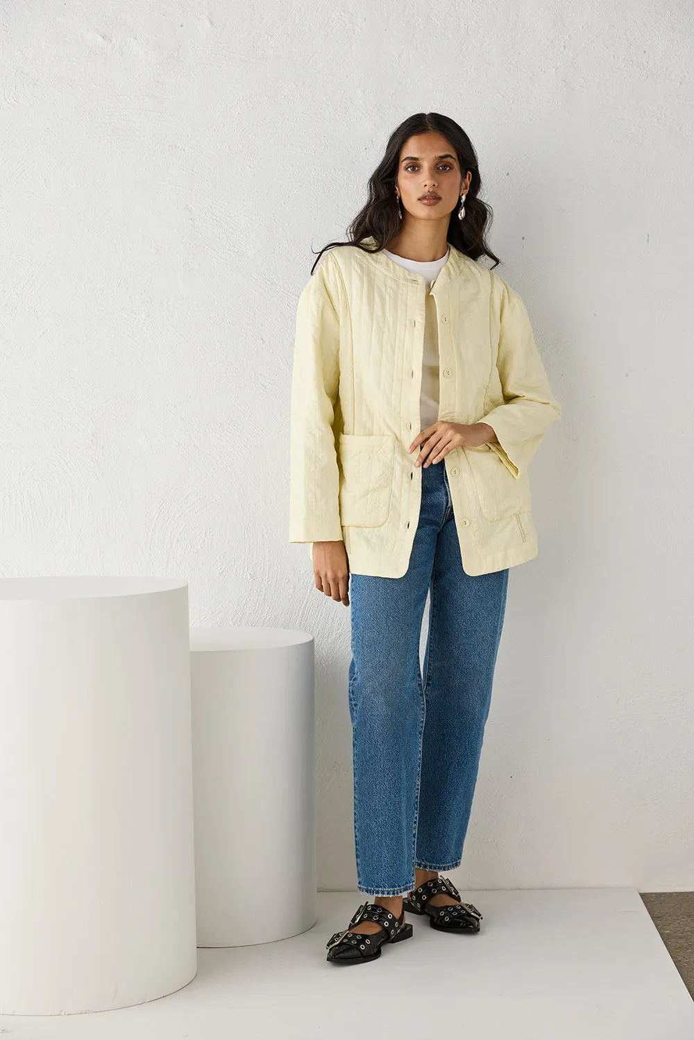 Mona Jacket Butter sold by Verge Girl product image thumbnail 2