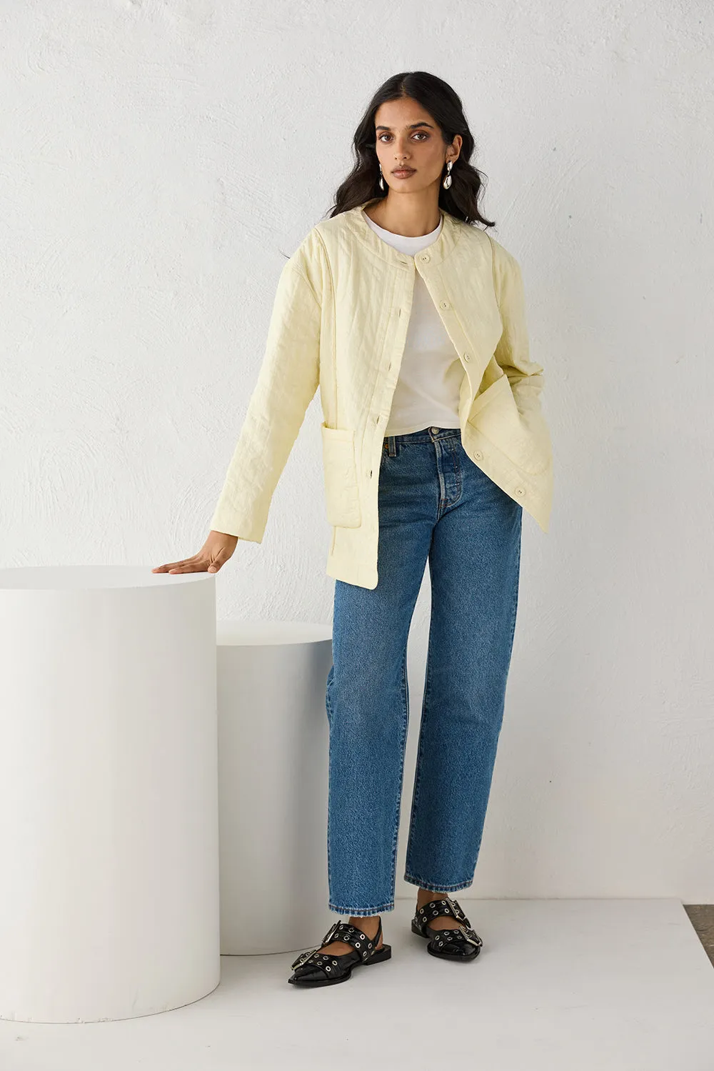 Mona Jacket Butter sold by Verge Girl product image thumbnail 3