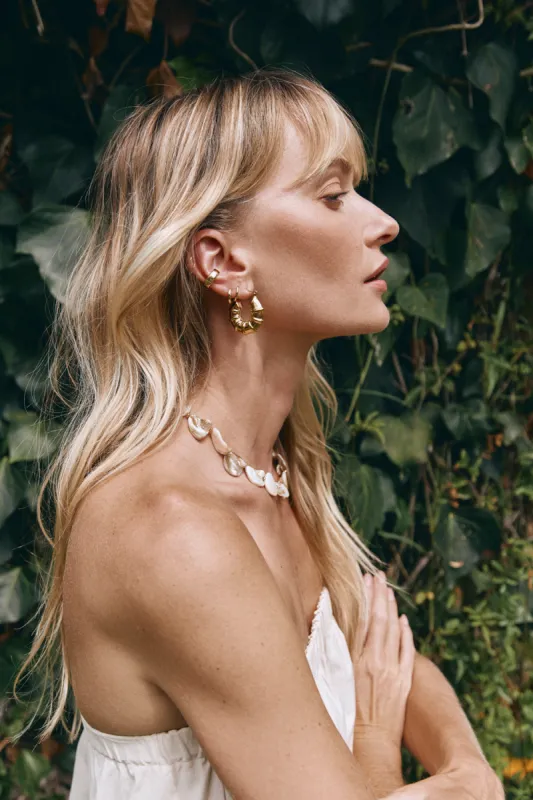 Luca Hoops Gold sold by Verge Girl