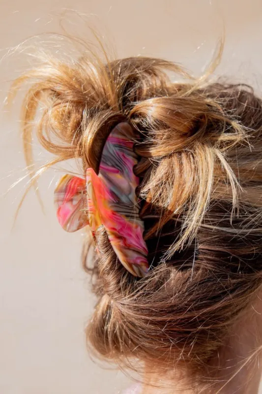 Mama's Gun Hair Clip Pink sold by Verge Girl