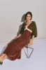Hailey Knit Cardigan Khaki sold by Verge Girl
