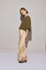 Hailey Knit Cardigan Khaki sold by Verge Girl