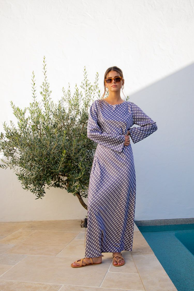El Mirage Bias Cut Maxi Dress Mauve sold by Verge Girl product image thumbnail 2