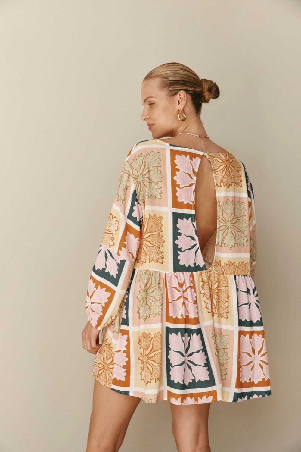 Odessa Smock Mini Dress Sunnei sold by Verge Girl product image thumbnail 2