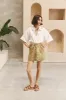 The Way To San Jose Bias Cut Mini Skirt Esse sold by Verge Girl