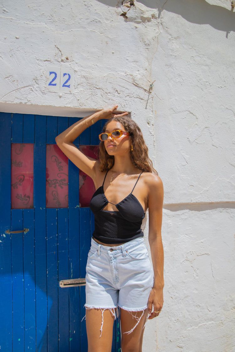 VRG GRL Nocturne Knit Cami // Black sold by Verge Girl product image thumbnail 5