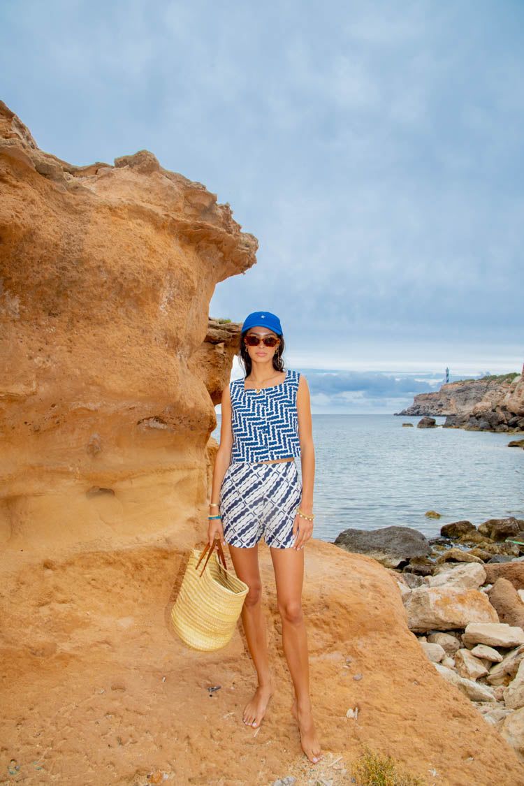 VRG GRL Palais Linen Top // Navy sold by Verge Girl product image thumbnail 5