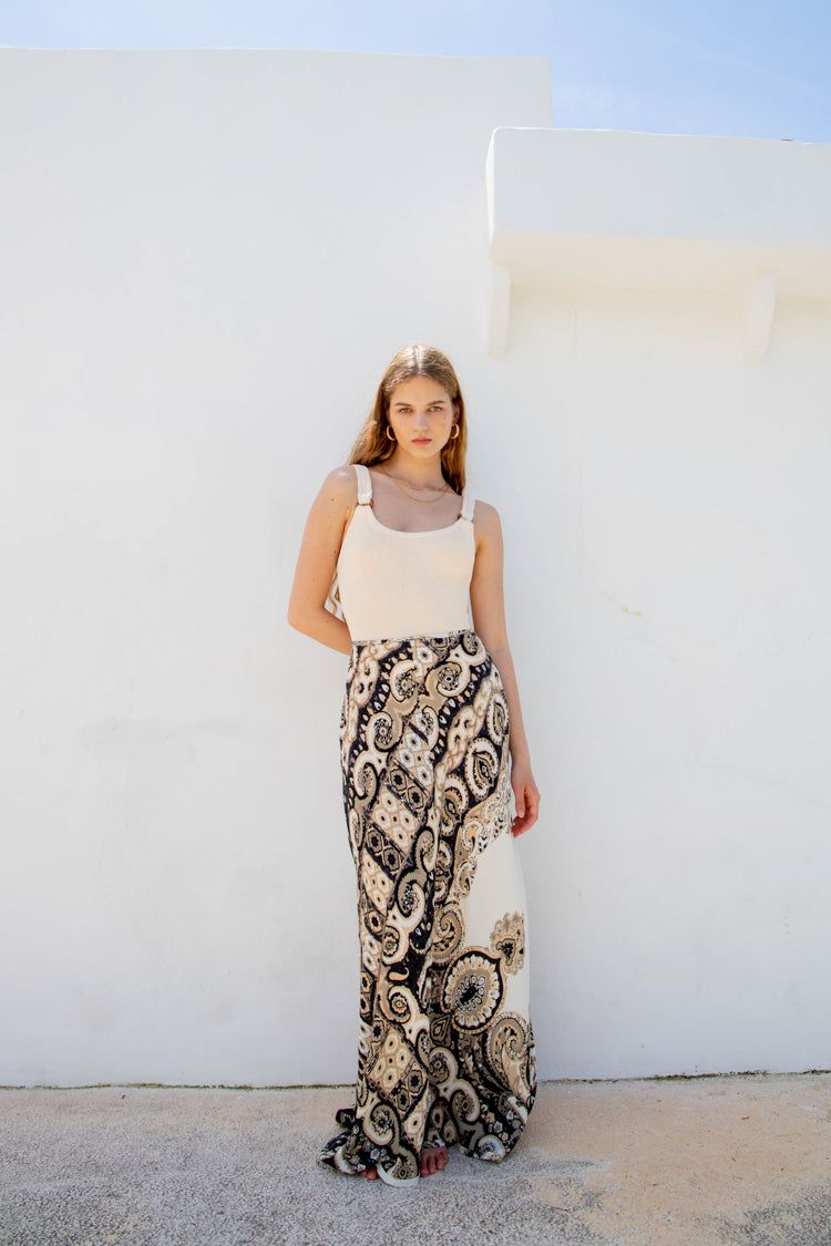 VRG GRL Carmine Bias Cut Maxi Skirt // Azalea sold by Verge Girl product image thumbnail 7