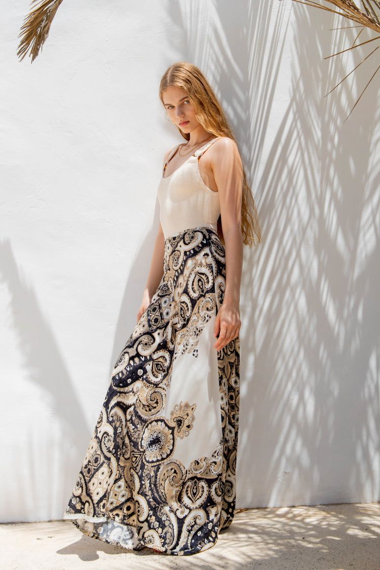 VRG GRL Carmine Bias Cut Maxi Skirt // Azalea sold by Verge Girl product image thumbnail 3