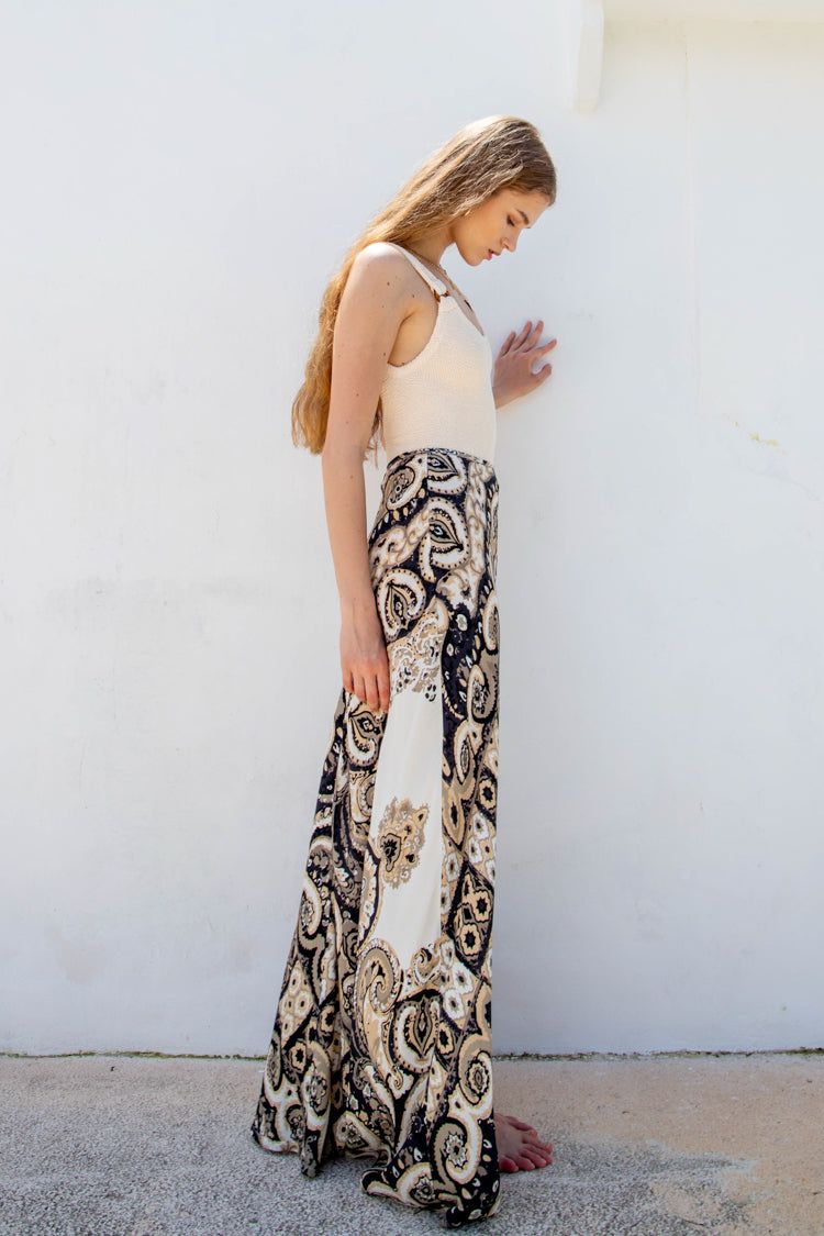 VRG GRL Carmine Bias Cut Maxi Skirt // Azalea sold by Verge Girl product image thumbnail 4