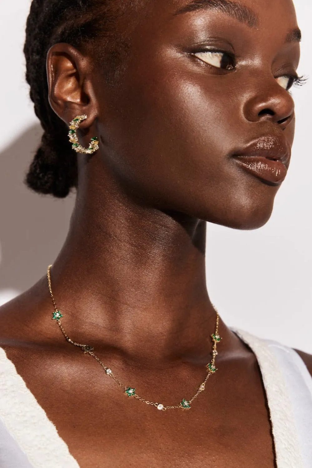 Musique Necklace Green sold by Verge Girl