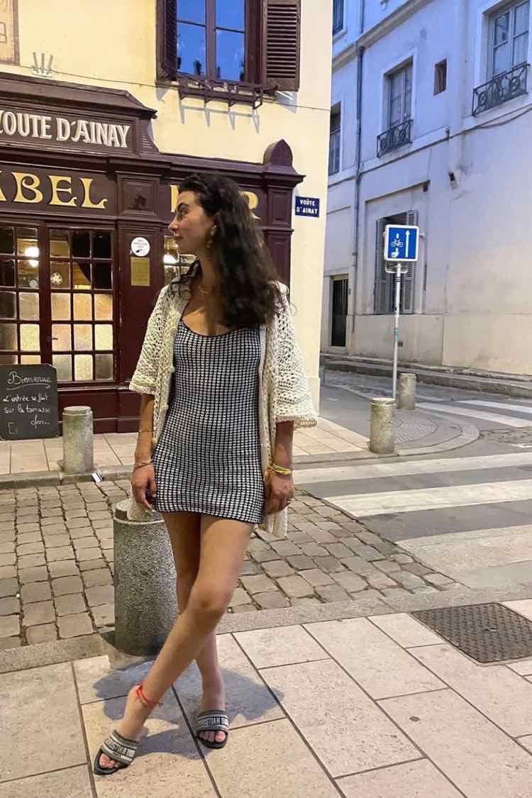 VRG GRL Let's Dance Knit Mini Dress // Black sold by Verge Girl