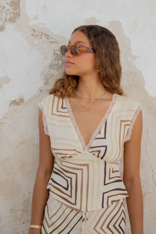 Vintage Lover Tie Back Top Circa 1967 sold by Verge Girl