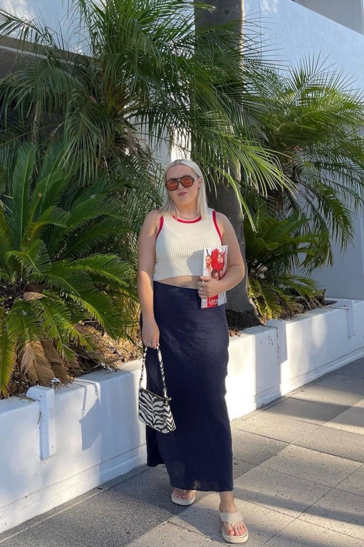 VRG GRL Never Coming Home Ribbed Tank // Cream sold by Verge Girl product image thumbnail 5