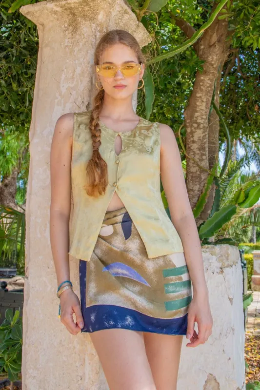 Scout Top Sage sold by Verge Girl