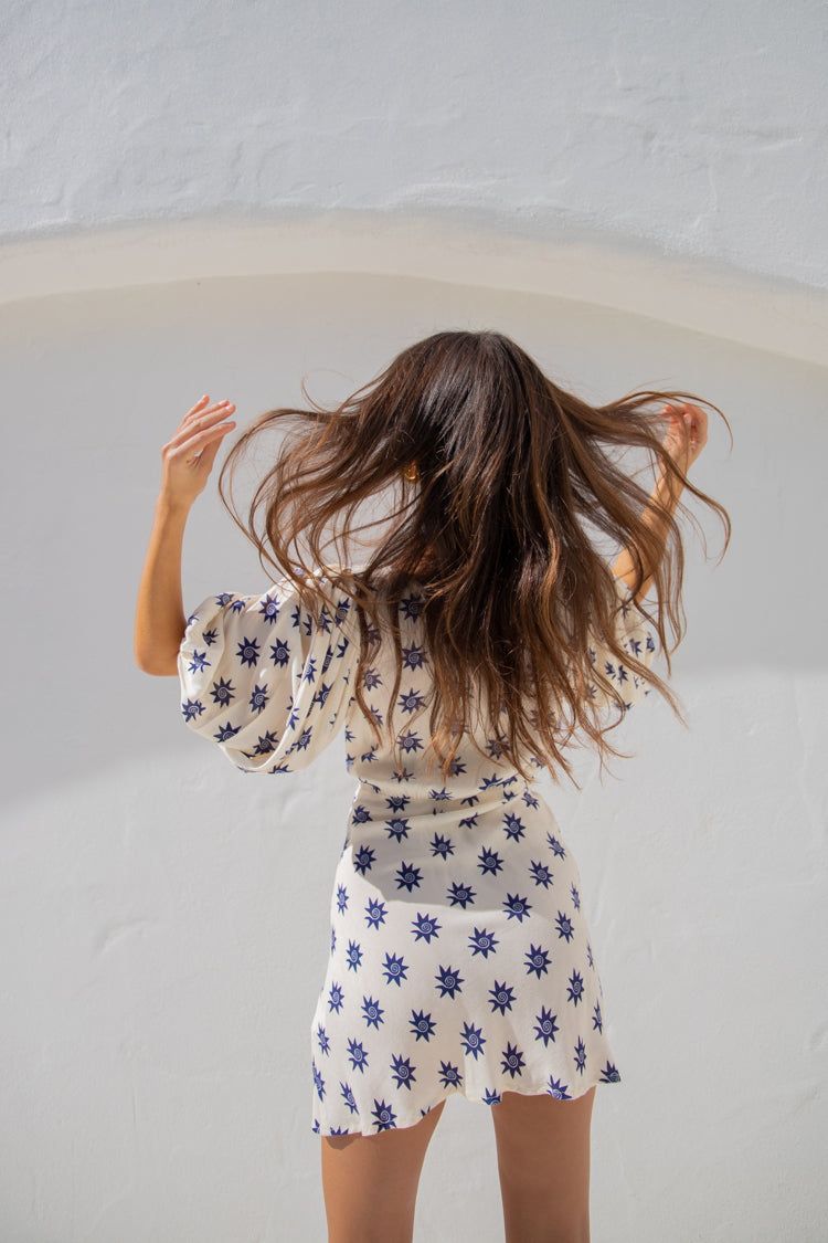 Thalia Bias Cut Mini Dress Soleil sold by Verge Girl product image thumbnail 5