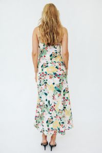 VRG GRL Flower Market Bias Cut Midi Dress // Floral sold by Verge Girl