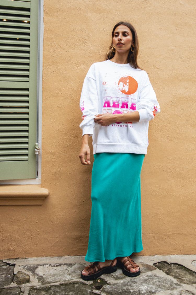 Levi's Here Now Sweatshirt White sold by Verge Girl product image thumbnail 2