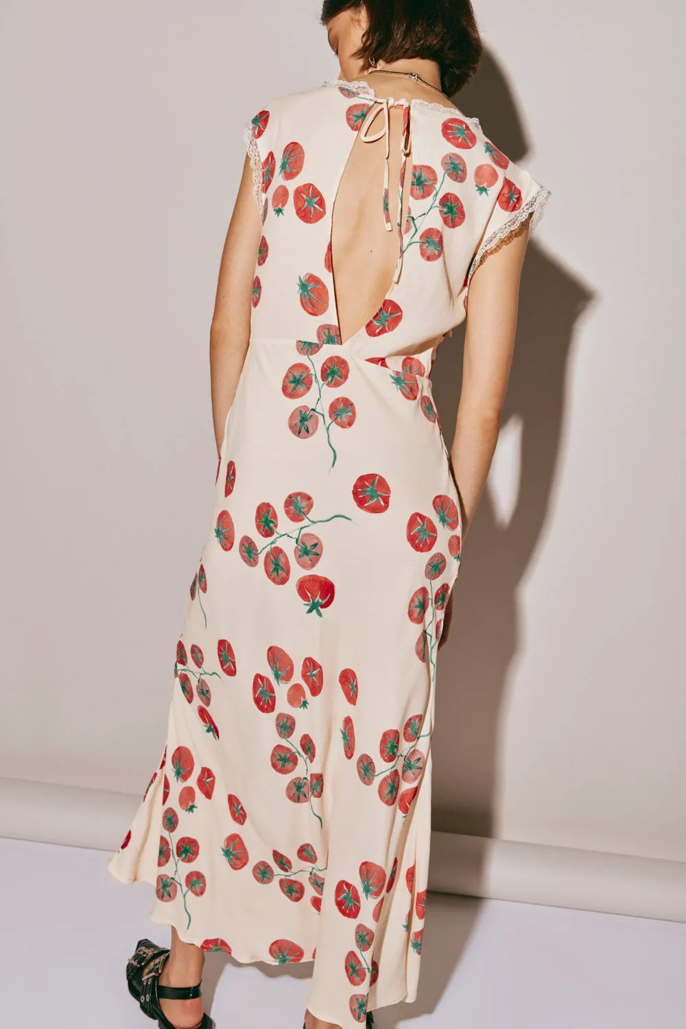 white christmas dresses Roma Notte Maxi Dress
