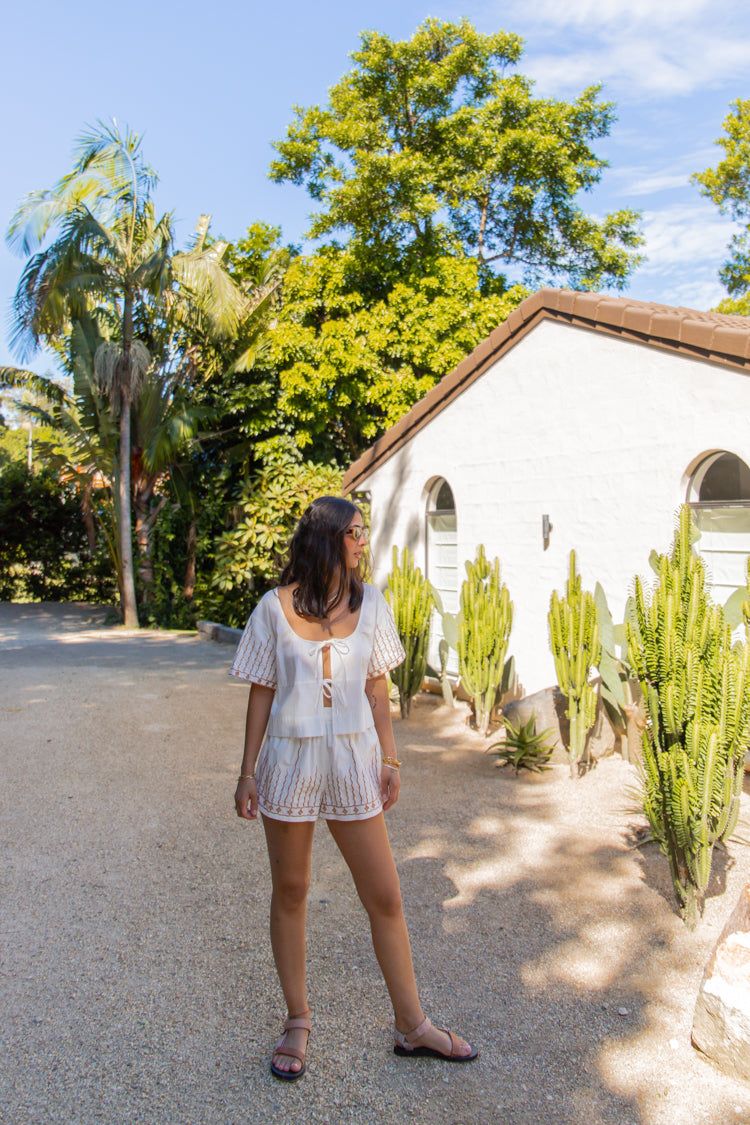 Zuma Shorts White sold by Verge Girl product image thumbnail 2