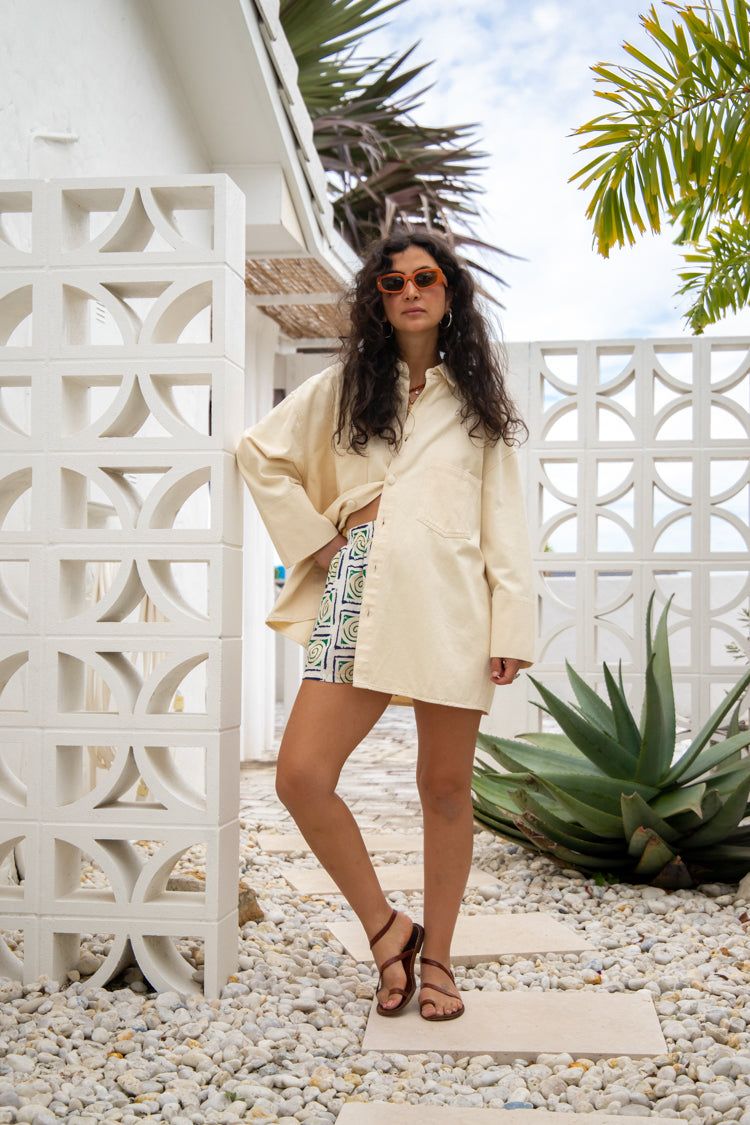 Desert Valley Shacket Cream sold by Verge Girl product image thumbnail 6