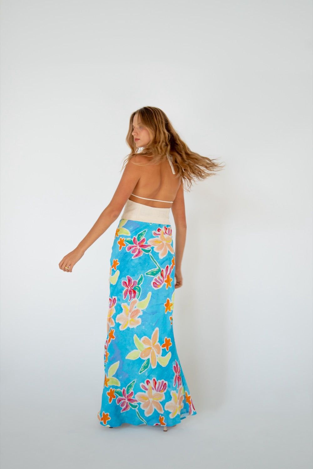 Agnes Bias Cut Maxi Skirt Lailani sold by Verge Girl product image thumbnail 5