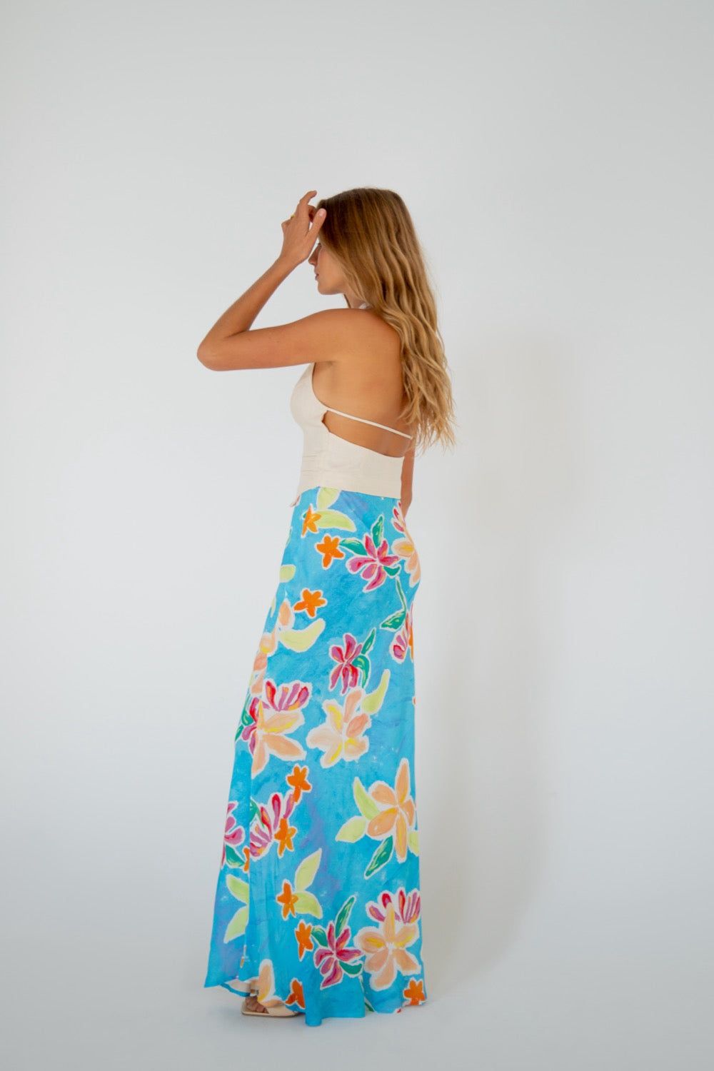 Agnes Bias Cut Maxi Skirt Lailani sold by Verge Girl product image thumbnail 3