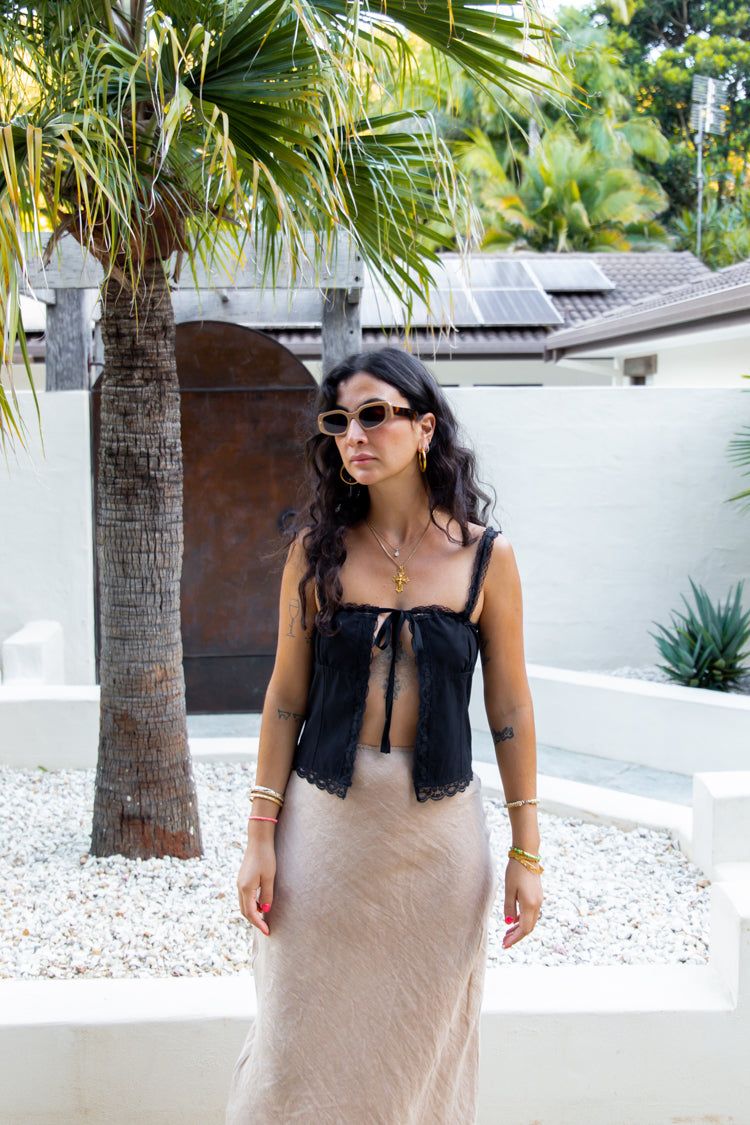 Guernica Lace Cami Black sold by Verge Girl product image thumbnail 6