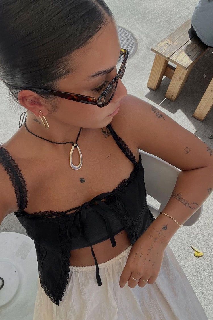 Guernica Lace Cami Black sold by Verge Girl product image thumbnail 4