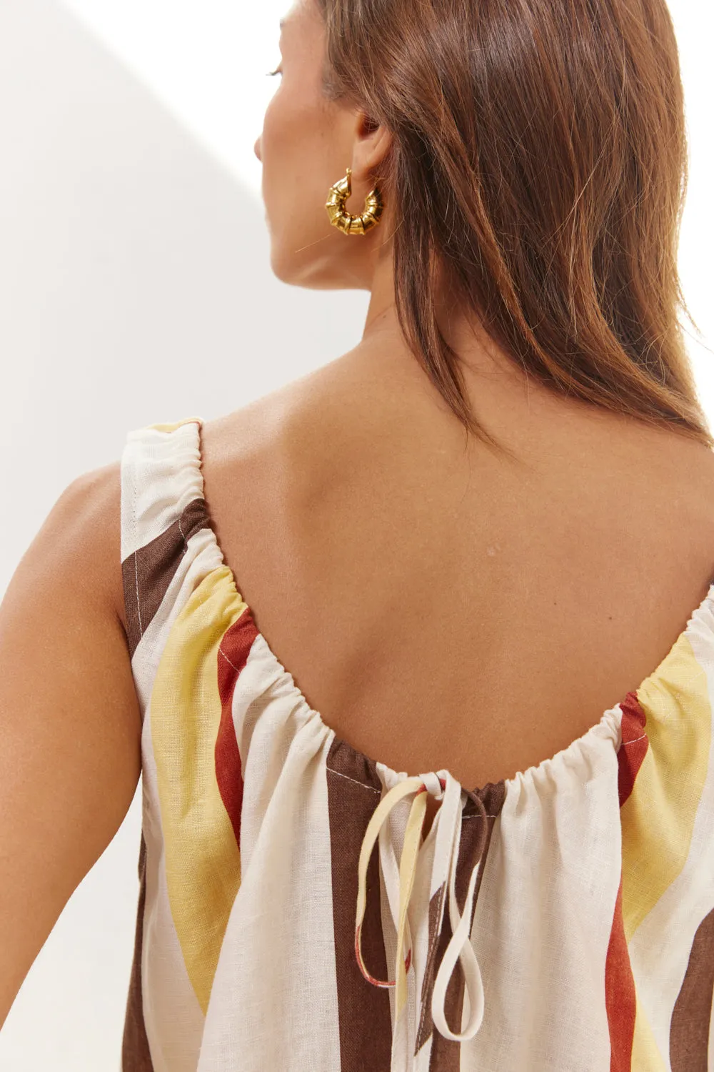 Rio Linen Mini Dress Ace sold by Verge Girl product image thumbnail 5