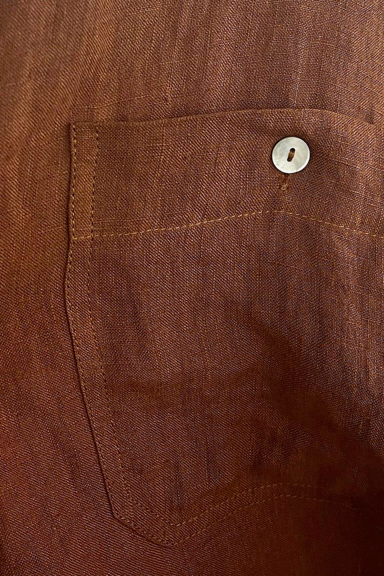 VRG GRL Capri Button Front Shirt // Brown sold by Verge Girl product image thumbnail 6