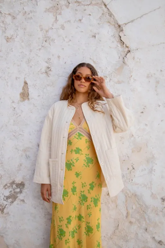 Next In Play Jacket Cream sold by Verge Girl