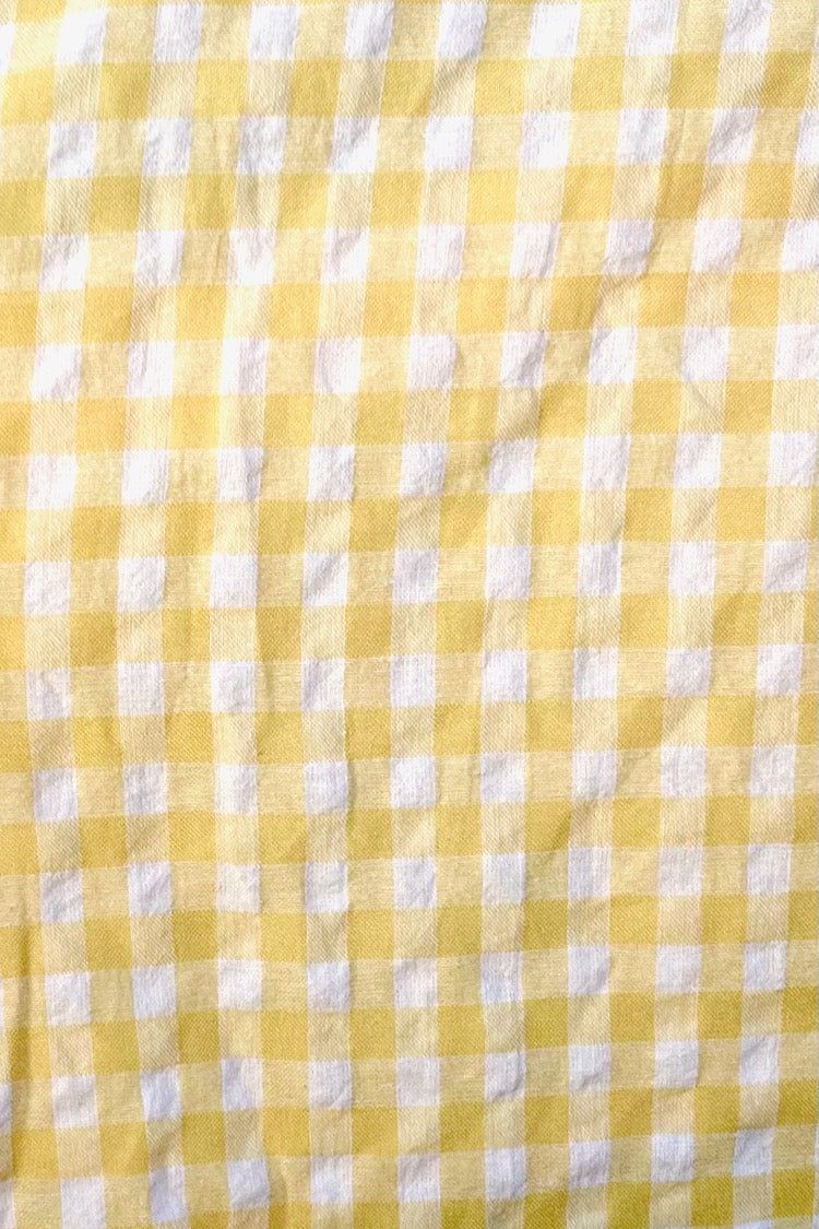 VRG GRL Holiday State Of Mind Button Up Shirt // Yellow sold by Verge Girl product image thumbnail 10