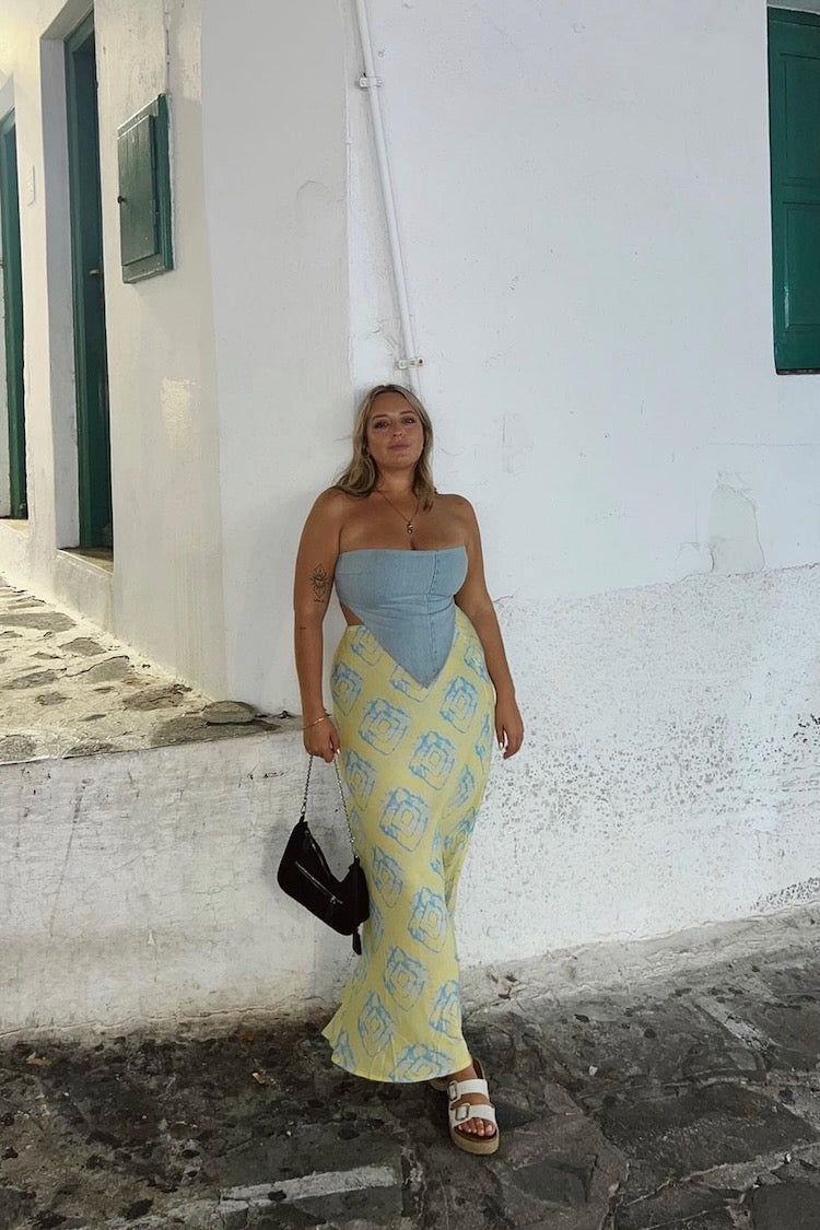 VRG GRL Euphoric Bias Cut Maxi Skirt // Solis sold by Verge Girl product image thumbnail 3