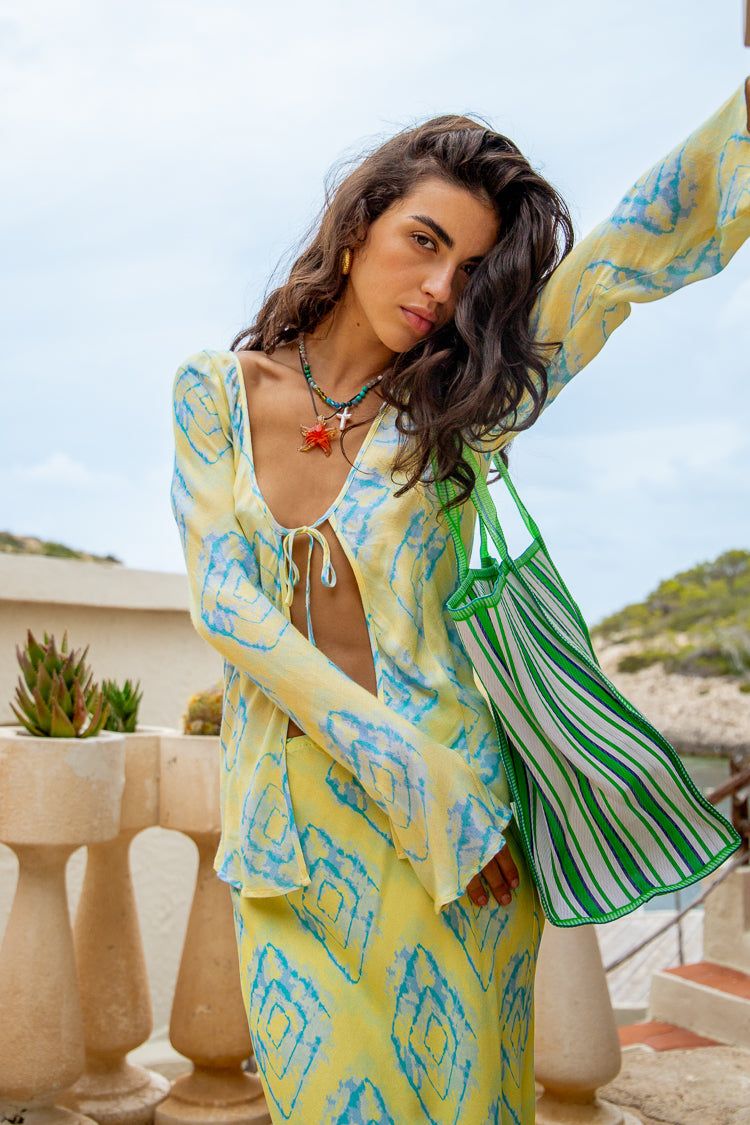 VRG GRL Euphoric Bias Cut Maxi Skirt // Solis sold by Verge Girl product image thumbnail 9