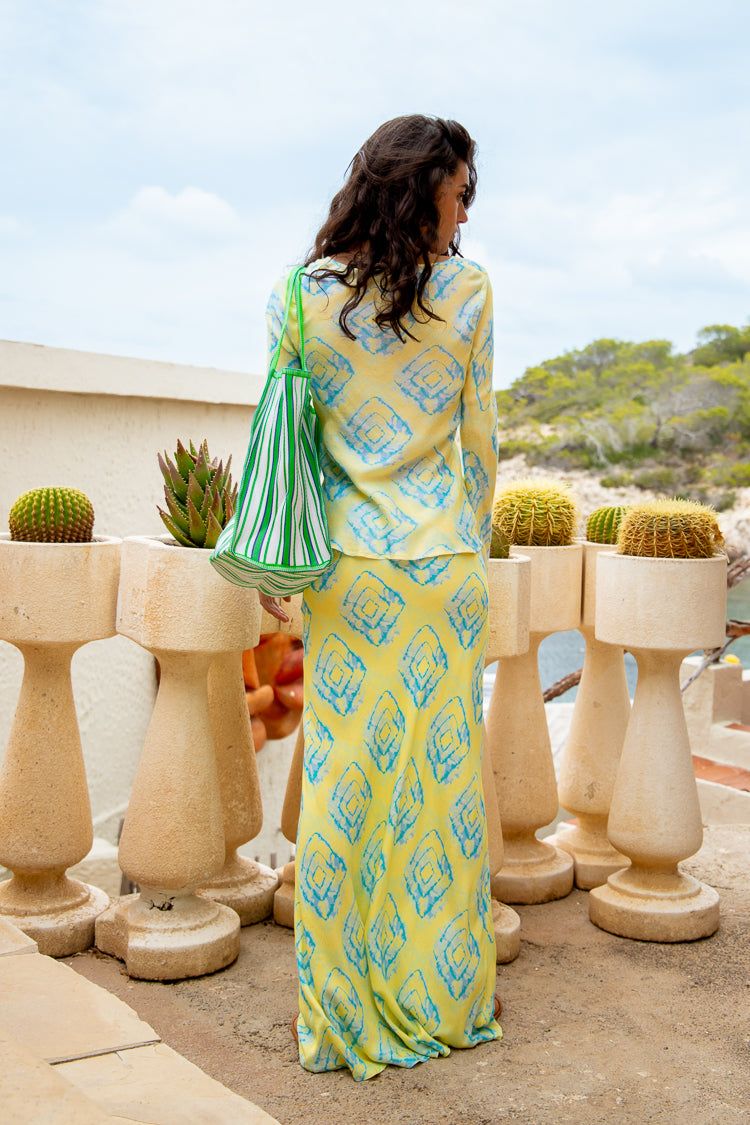 VRG GRL Euphoric Bias Cut Maxi Skirt // Solis sold by Verge Girl product image thumbnail 8