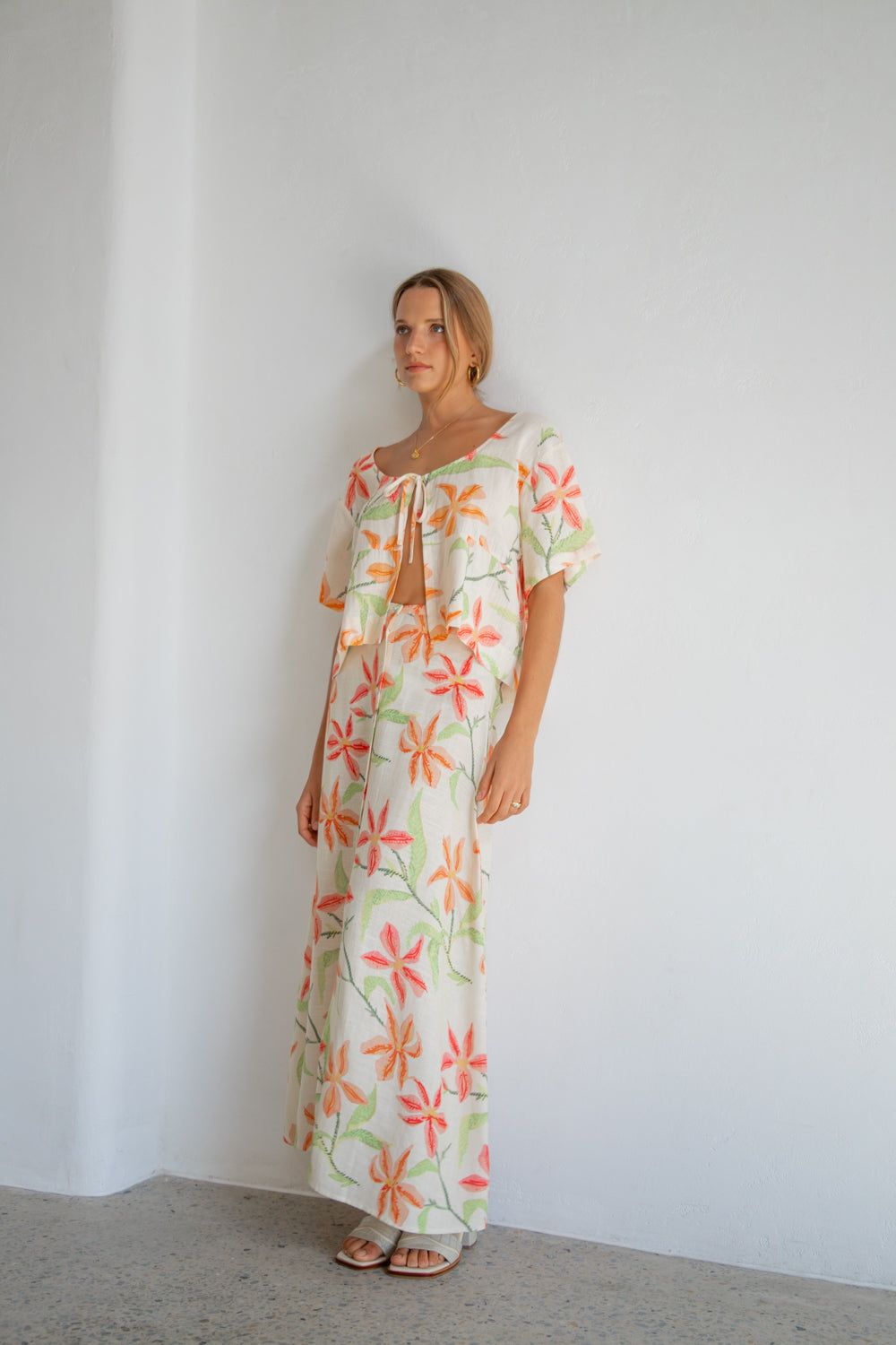 The Sea & I Smock Top Lillies sold by Verge Girl product image thumbnail 4