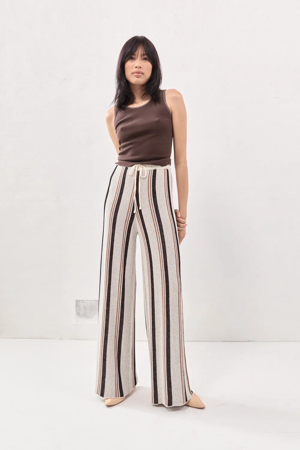 Enzo Knit Pants Stripe sold by Verge Girl product image thumbnail 5