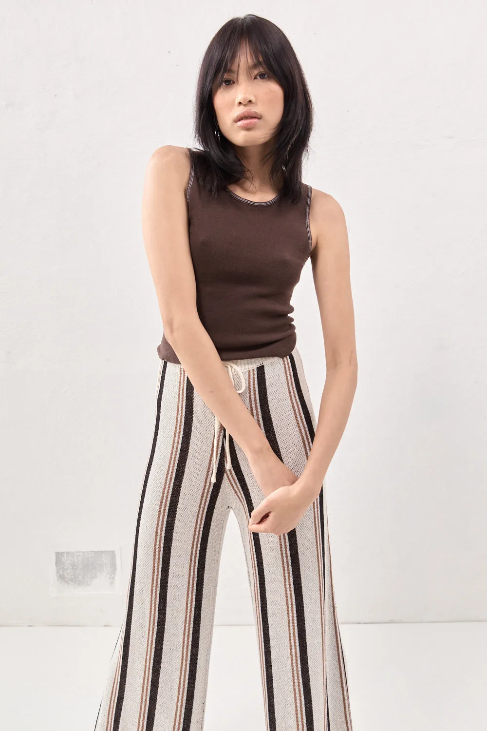 Enzo Knit Pants Stripe sold by Verge Girl product image thumbnail 4