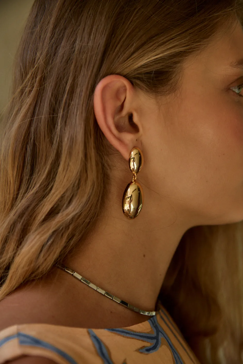 Aurelia Earrings Gold sold by Verge Girl