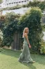 Ena Bias Cut Maxi Skirt Forest sold by Verge Girl