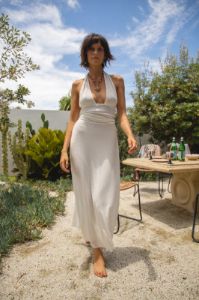 VRG GRL When In Italy Halter Midi Dress // White sold by Verge Girl
