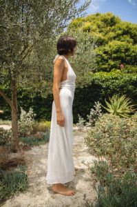 VRG GRL When In Italy Halter Midi Dress // White sold by Verge Girl