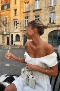 VRG GRL Camille Linen Mini Dress // White sold by Verge Girl