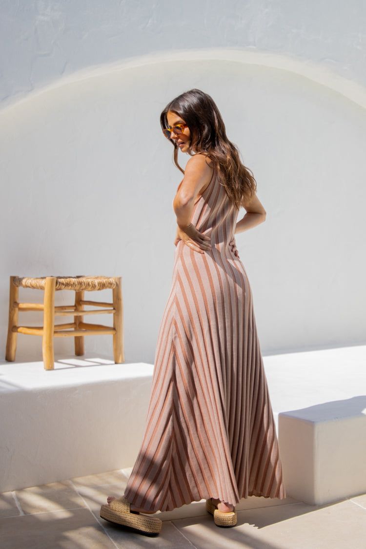 El Mar Knit Maxi Dress Terracotta sold by Verge Girl product image thumbnail 7