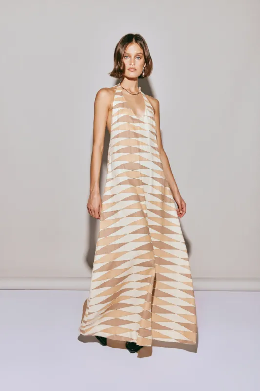 Rita Linen Maxi Dress Una sold by Verge Girl