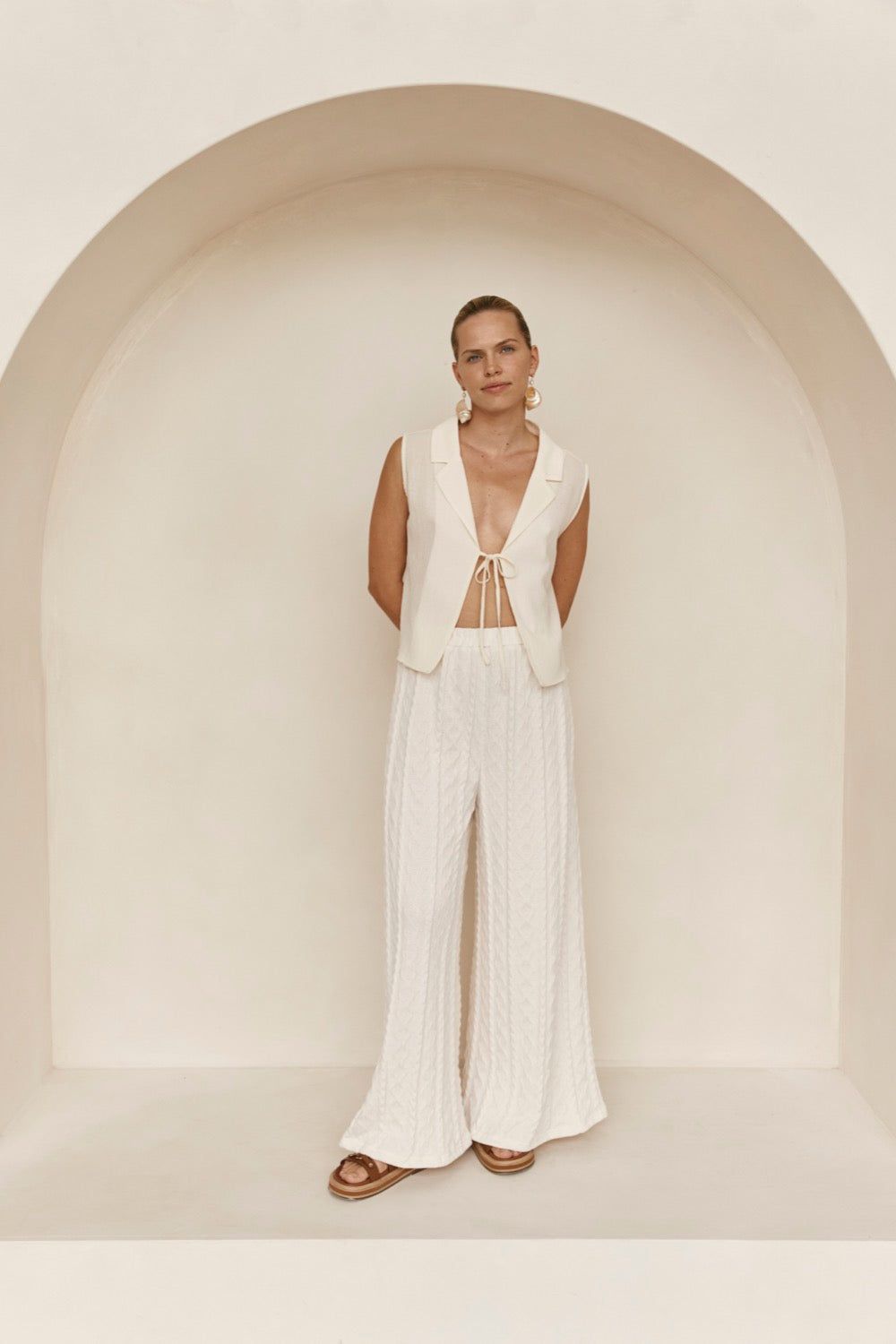 Lottie Pants Cream sold by Verge Girl product image thumbnail 3